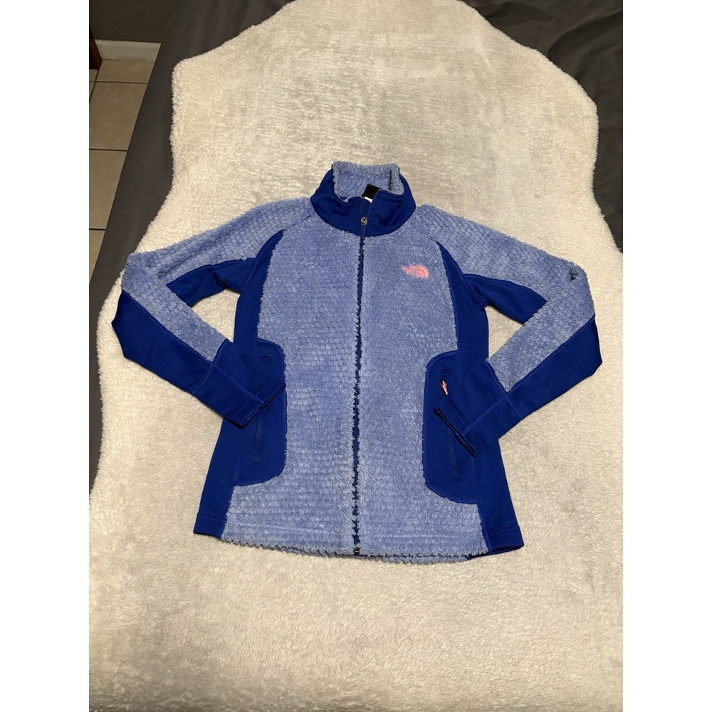 The North Face Women's Fleece Blue Zip Sweater Jacket Size Small Polartec